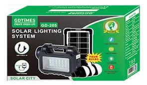 iluminación solar GDTIMES GD